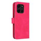 For Motorola Edge 60 Fusion Skin Feel Magnetic Flip Leather Phone Case(Rose Red) - 3