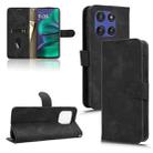 For Motorola Moto G Stylus 5G 2025 Skin Feel Magnetic Flip Leather Phone Case(Black) - 1