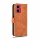 For Motorola Moto G05 / E15 Skin Feel Magnetic Flip Leather Phone Case(Brown) - 3