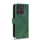 For Motorola Edge 60 Pro Skin Feel Magnetic Flip Leather Phone Case(Green) - 3