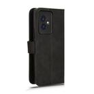 For Honor 100 5G Skin Feel Magnetic Flip Leather Phone Case(Black) - 3
