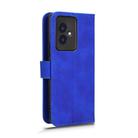 For Honor 100 5G Skin Feel Magnetic Flip Leather Phone Case(Blue) - 3