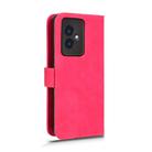 For Honor 100 5G Skin Feel Magnetic Flip Leather Phone Case(Rose Red) - 3