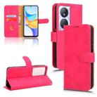 For Honor Play 8T 5G / X7b Skin Feel Magnetic Flip Leather Phone Case(Rose Red) - 1