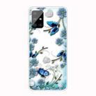 For Samsung Galaxy A71 Shockproof Painted TPU Protective Case(Chrysanthemum Butterfly) - 1