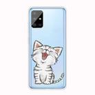 For Samsung Galaxy A71 5G Shockproof Painted TPU Protective Case(Laughing Cat) - 1
