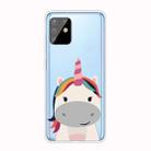 For Samsung Galaxy A81 / Note 10 Lite Shockproof Painted TPU Protective Case(Fat Unicorn) - 1