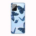 For Samsung Galaxy A91 / S10 Lite (2020) Shockproof Painted TPU Protective Case(Blue Butterfly) - 1