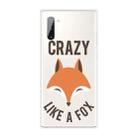 For Samsung Galaxy Note 10 Shockproof Painted TPU Protective Case(Fox Head) - 1
