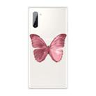 For Samsung Galaxy Note 10 Shockproof Painted TPU Protective Case(Red Butterfly) - 1