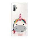For Samsung Galaxy Note 10+ Shockproof Painted TPU Protective Case(Fat Unicorn) - 1