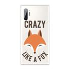 For Samsung Galaxy Note 10+ Shockproof Painted TPU Protective Case(Fox Head) - 1
