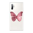 For Samsung Galaxy Note 10+ Shockproof Painted TPU Protective Case(Red Butterfly) - 1