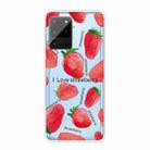 For Samsung Galaxy Note 20 Ultra Shockproof Painted TPU Protective Case(Love Strawberry) - 1