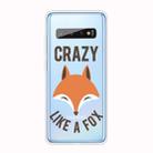 For Samsung Galaxy S10 5G Shockproof Painted TPU Protective Case(Fox Head) - 1