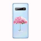 For Samsung Galaxy S10 5G Shockproof Painted TPU Protective Case(Flower Umbrella) - 1