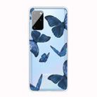 For Samsung Galaxy S20 Shockproof Painted TPU Protective Case(Blue Butterfly) - 1