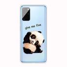 For Samsung Galaxy S20 Shockproof Painted TPU Protective Case(Tilted Head Panda) - 1
