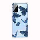 For Samsung Galaxy S20+ Shockproof Painted TPU Protective Case(Blue Butterfly) - 1