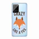 For Samsung Galaxy S20 Ultra Shockproof Painted TPU Protective Case(Fox Head) - 1