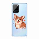 For Samsung Galaxy S20 Ultra Shockproof Painted TPU Protective Case(Love Corgi) - 1