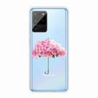 For Samsung Galaxy S20 Ultra Shockproof Painted TPU Protective Case(Flower Umbrella) - 1