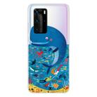 For Huawei P40 Shockproof Painted TPU Protective Case(Whale Seabed) - 1