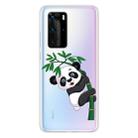 For Huawei P40 Shockproof Painted TPU Protective Case(Panda) - 1