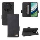 For Huawei Mate 60 Pro 5G Magnetic Clasp Leather Phone Case(Black) - 1