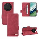 For Huawei Mate 60 Pro 5G Magnetic Clasp Leather Phone Case(Red) - 1