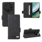 For Huawei Mate 60 Magnetic Clasp Leather Phone Case(Black) - 1