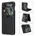 For OPPO Find N3 Flip PU Leather PC Phone Case(Black) - 1