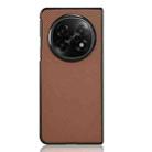 For OPPO Find N5 PU Leather PC Phone Case(Brown) - 2