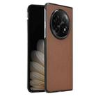 For OPPO Find N5 PU Leather PC Phone Case(Brown) - 3