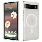 For Google Pixel 6a MagSafe Clear Acrylic PC Hybrid TPU Phone Case(Transparent) - 1