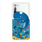 For Motorola Moto G8 TPU Pattern Soft Protective Case(Whale) - 1