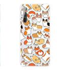 For Motorola Moto G8 TPU Pattern Soft Protective Case(Corgi Family) - 1