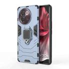 For vivo V30E 5G Shockproof PC + TPU Holder Phone Case(Navy Blue) - 1