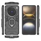 For vivo X100S Shockproof PC + TPU Holder Phone Case(Black) - 3