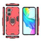 For vivo Y03 4G Global Shockproof PC + TPU Holder Phone Case(Red) - 3