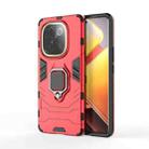 For vivo iQOO Z9s Pro Shockproof PC + TPU Holder Phone Case(Red) - 1