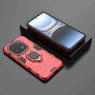 For vivo iQOO 13 5G Shockproof PC + TPU Holder Phone Case(Red) - 2