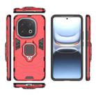 For vivo iQOO 13 5G Shockproof PC + TPU Holder Phone Case(Red) - 3