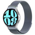 For Samsung Galaxy Watch 6 Button Style Milan Magnetic Metal Watch Band(Space Grey) - 1