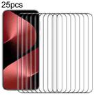 For Huawei Pura 80 Ultra 5G 25pcs 3D Curved Edge Full Screen Tempered Glass Film(Black) - 1