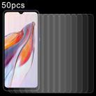 For Xiaomi Redmi 13C 50pcs 0.26mm 9H 2.5D Tempered Glass Film - 1