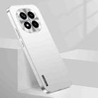 For Redmi Note 14 Pro+ Streamer Series Micro Frosted Metal Paint PC Phone Case(Silver) - 1