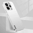 For Redmi Note 14 Streamer Series Micro Frosted Metal Paint PC Phone Case(Silver) - 1