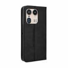 For Motorola Edge 50 Ultra 5G Magnetic Buckle Retro Texture Leather Phone Case(Black) - 3