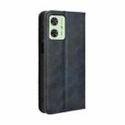 For Motorola Moto G54 5G / G54 Power Magnetic Buckle Retro Texture Leather Phone Case(Blue) - 3